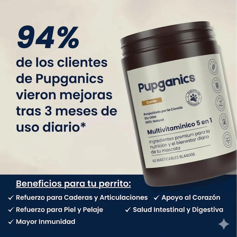 Masticables blandos diarios multivitamínicos Pupganics™