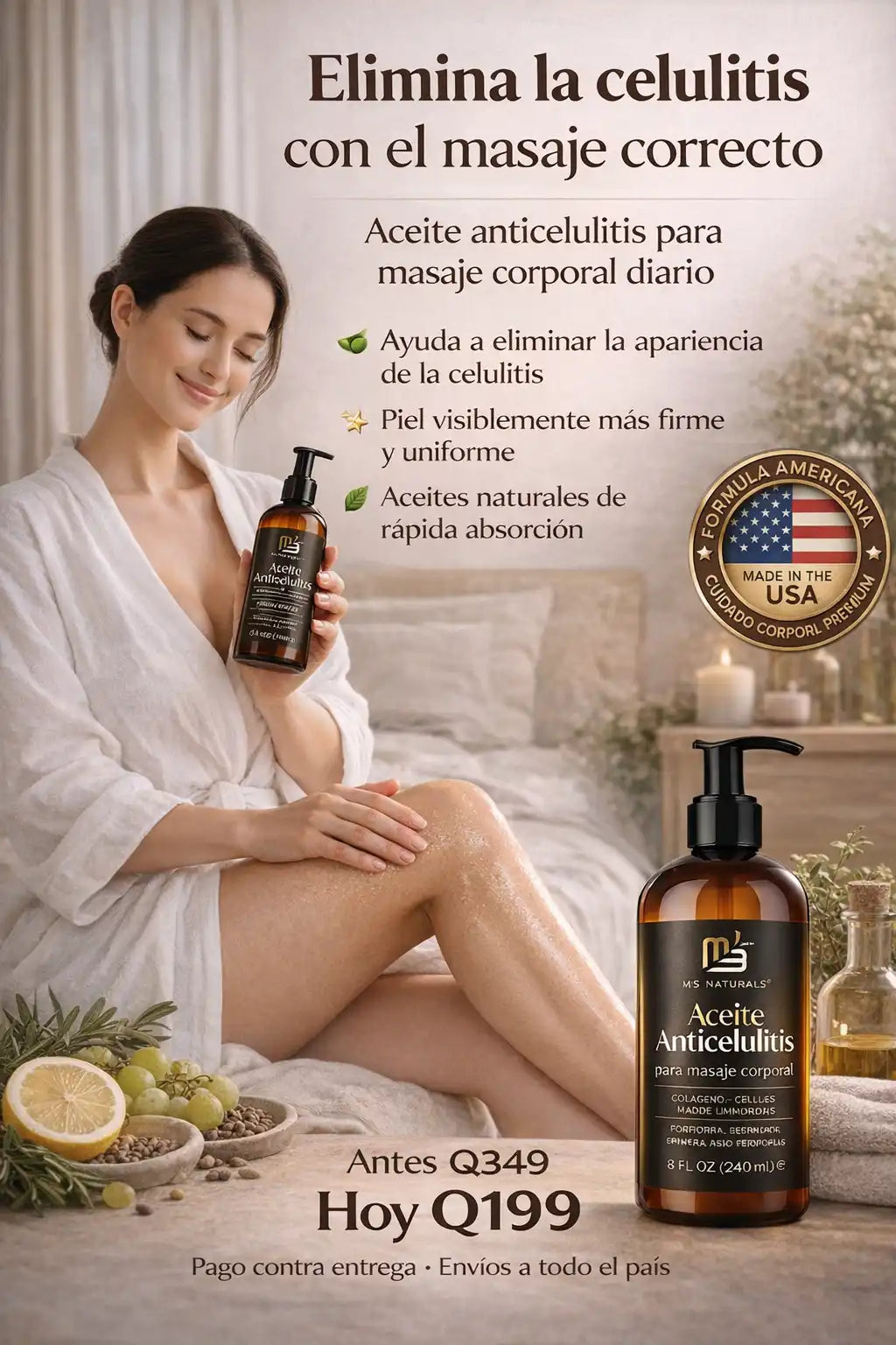 Aceite Natural de Masaje Anticelulitis™
