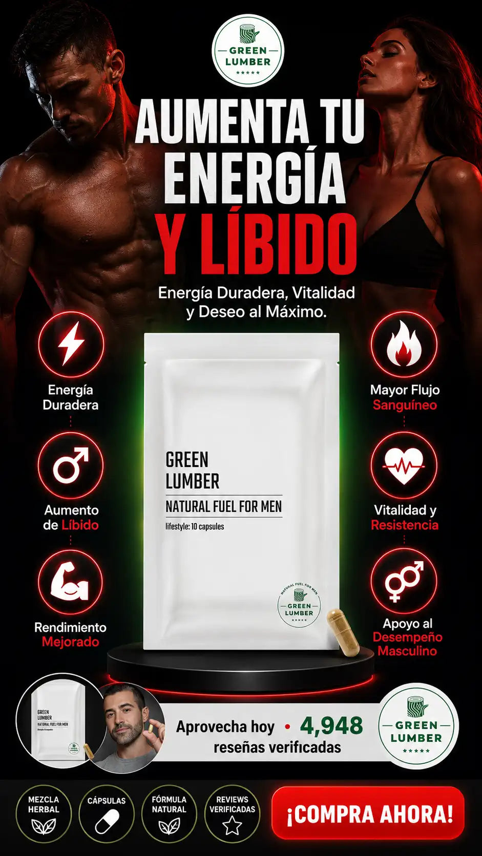 Green Lumber – Natural Fuel For Men.