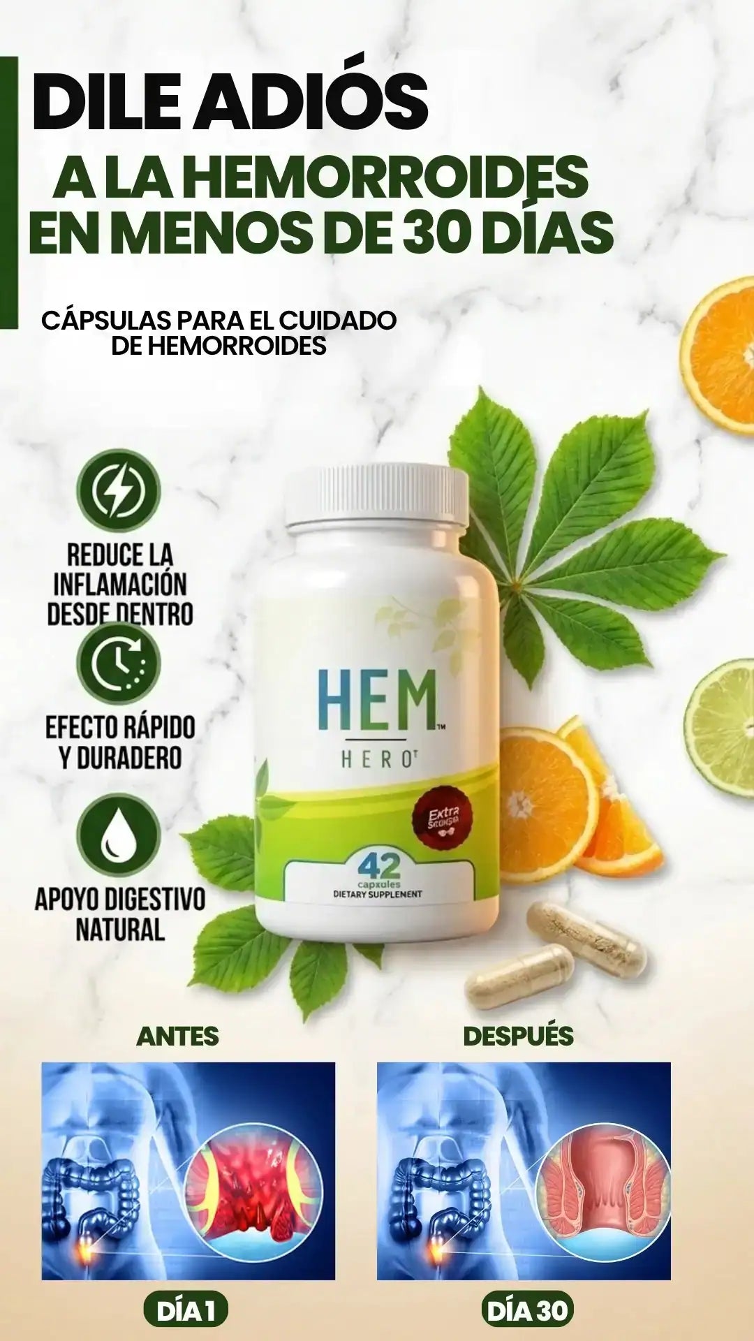 HEM HERO: Adiós a las hemorroides