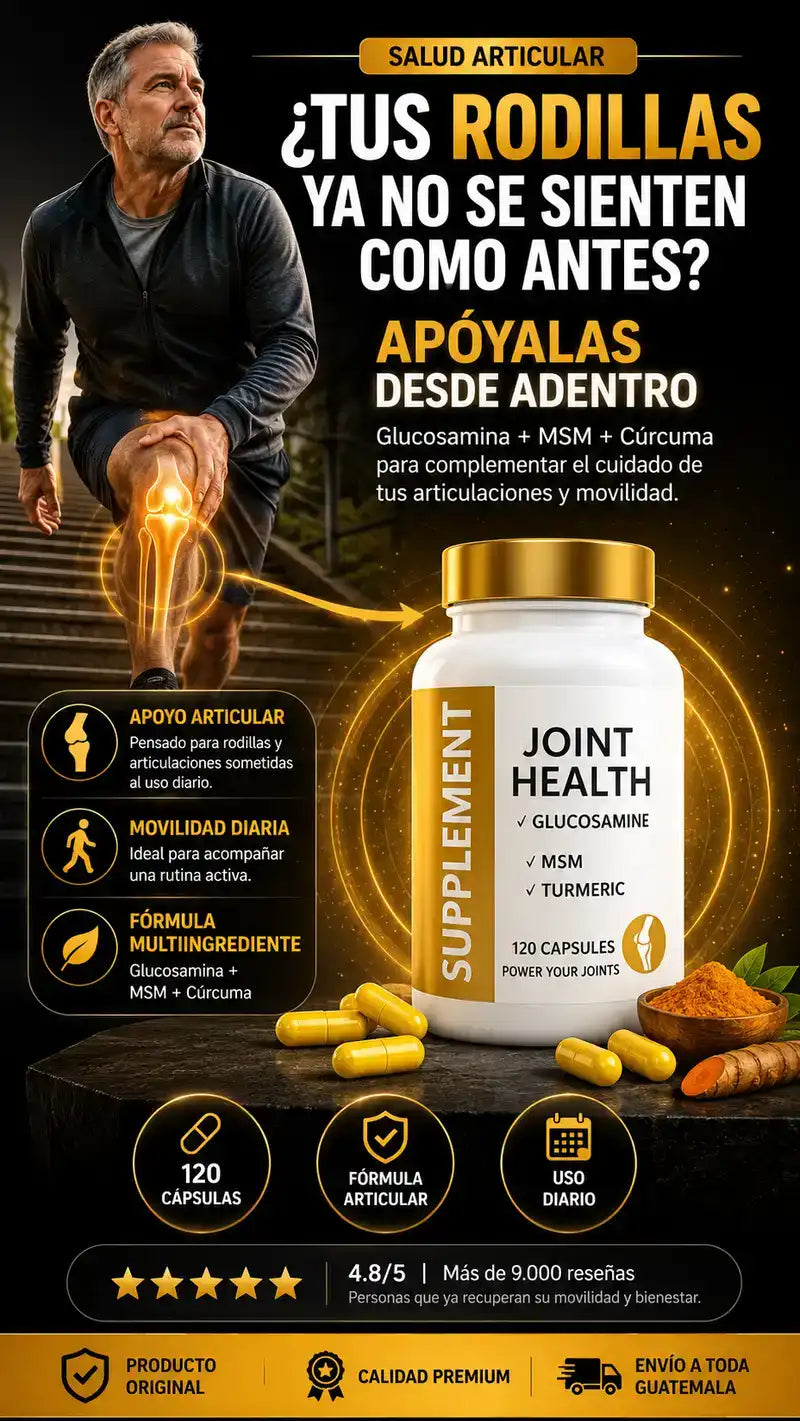 JOINT HEALTH: Apoyo diario para tus rodillas