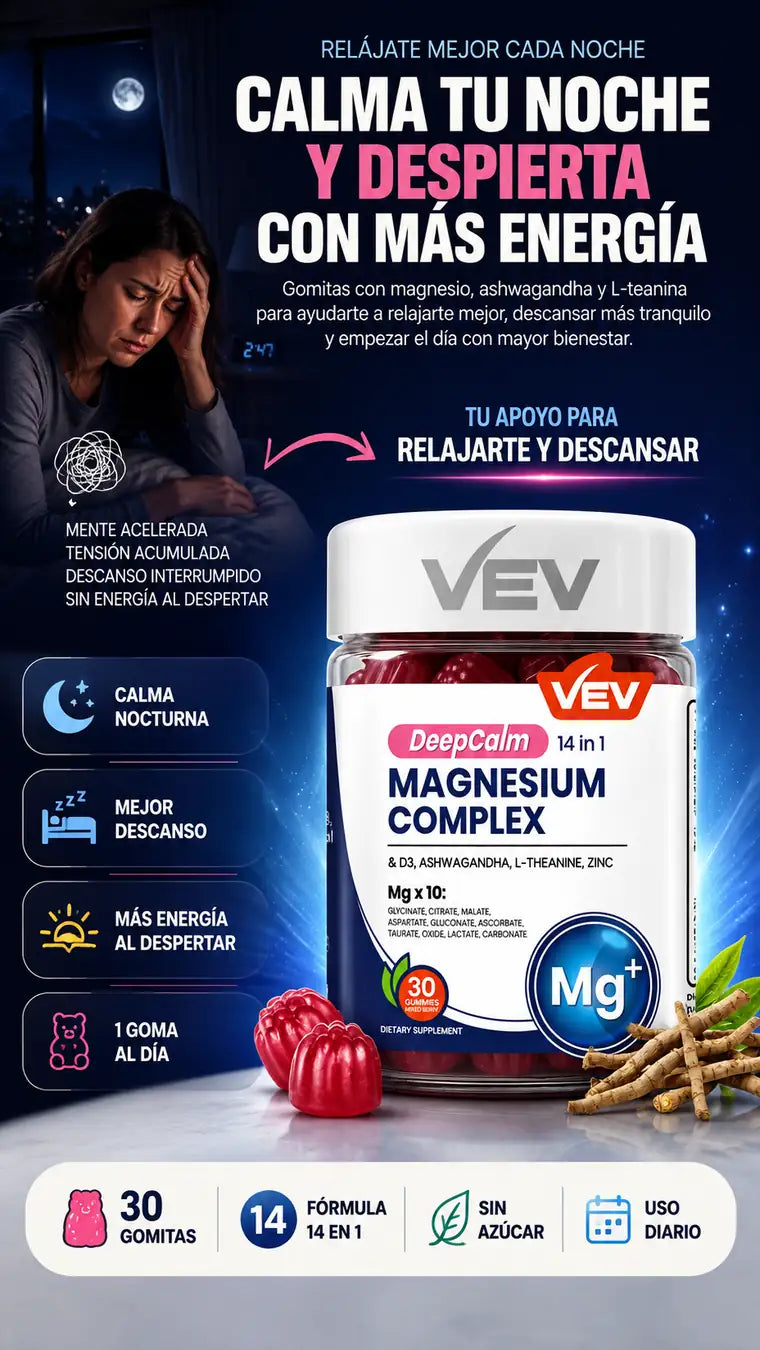 Magnesium Complex Calma tu noche y despierta con más energía