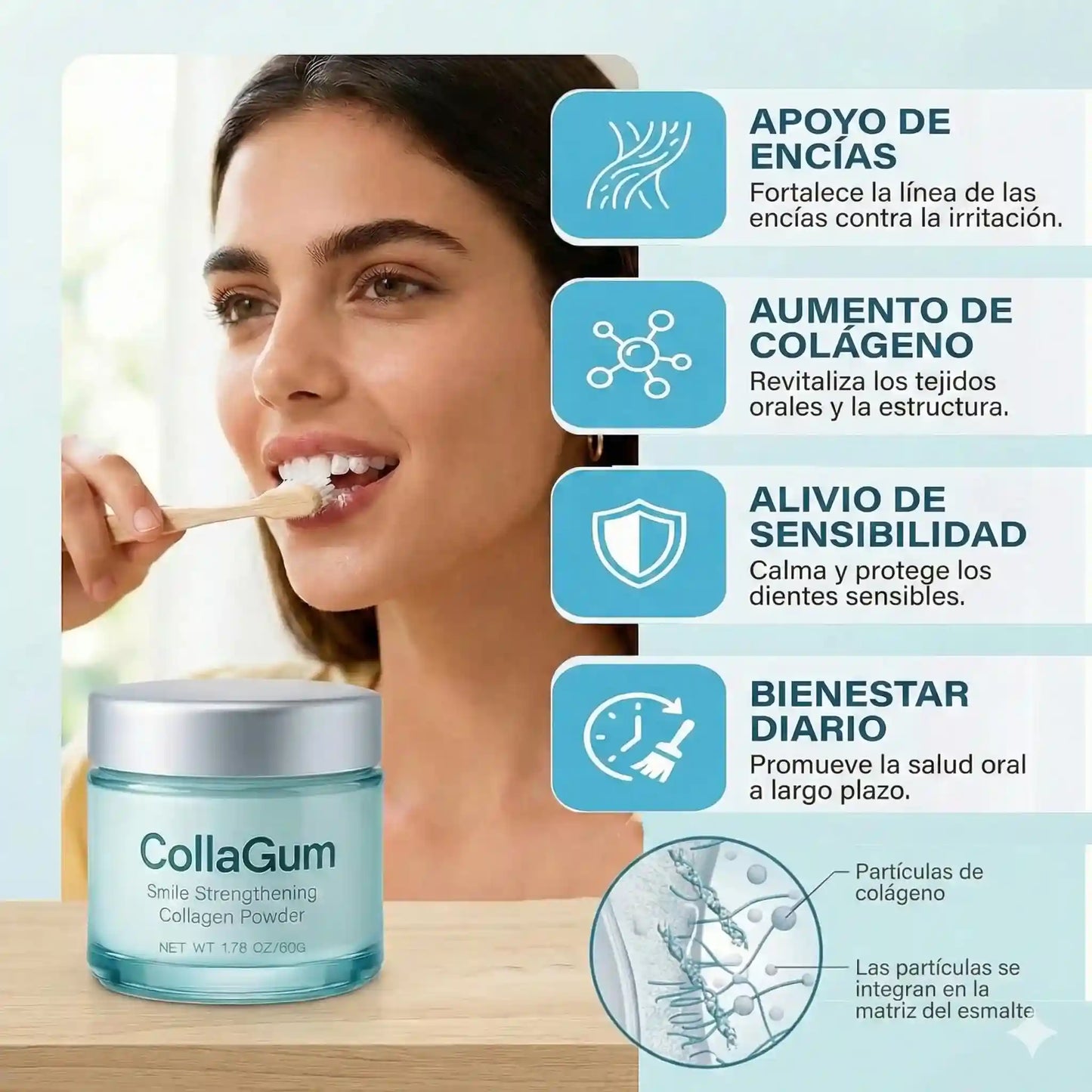 El "Restaurador de Encías" Más Potente Del Mercado – Collagum™