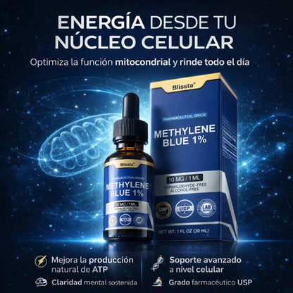 Blissta® Methylene Blue 1% Energía Celular y Claridad Mental