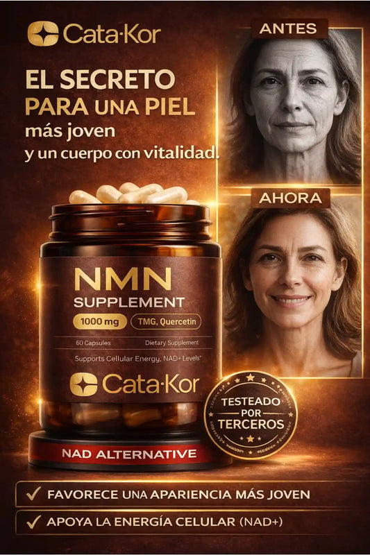 Cata-Kor NMN 1000mg con TMG y Quercetina Energía Celular