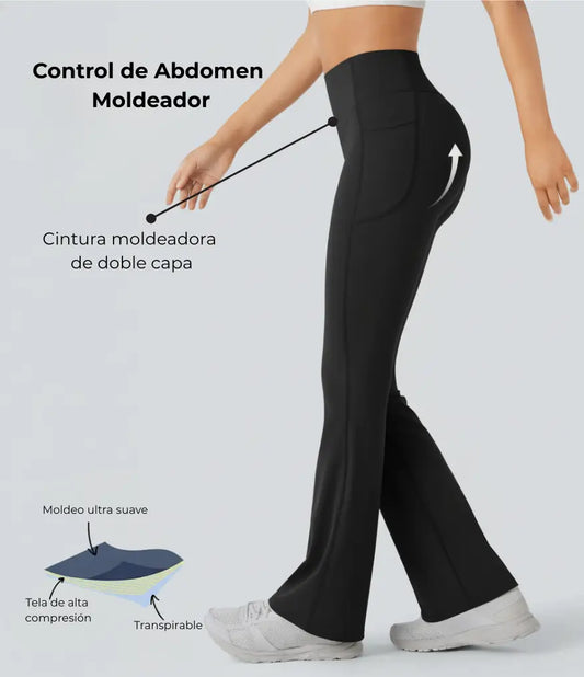 Pantalones Acampanados Casuales Y Deportivos