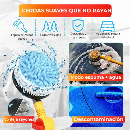 Kit de cepillo de microfibra para lavado de Carro y Moto