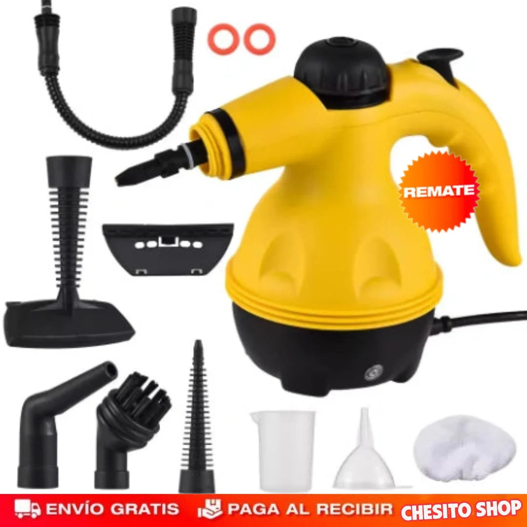 LIMPIADOR A VAPOR MULTIUSOS ORIGINAL +9 ACESORIOS GRATIS