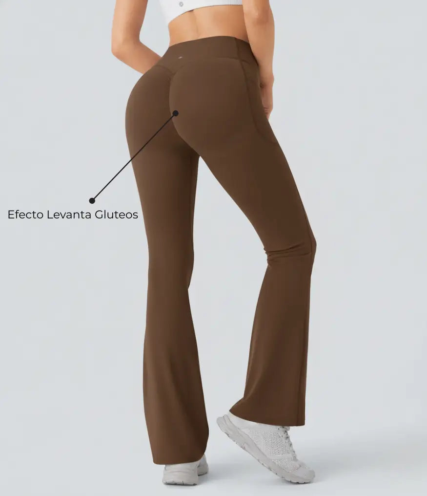 Pantalones Acampanados Casuales Y Deportivos