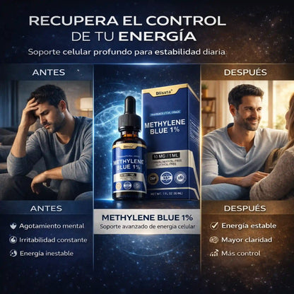 Blissta® Methylene Blue 1% Energía Celular y Claridad Mental