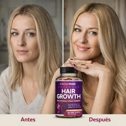 Cápsulas Hair Growth+ Fortaleza Capilar