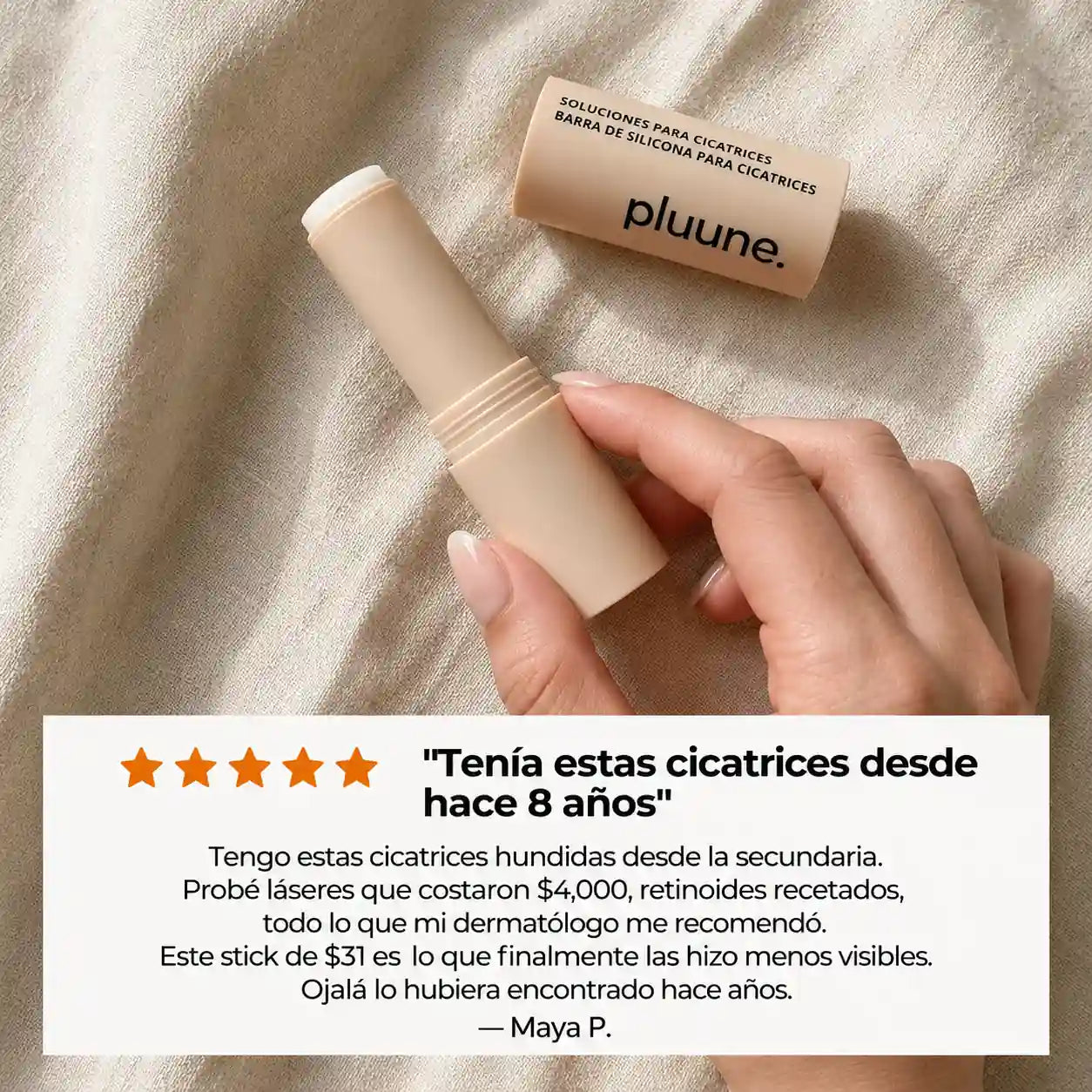 Barra reparadora de cicatrices de acné clínica™