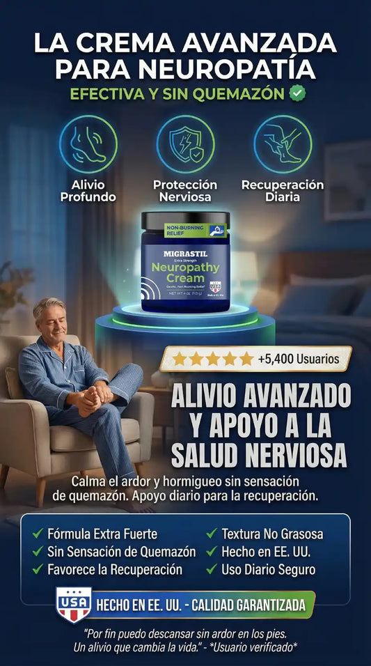 Crema para la neuropatia dile adios al dolor nervioso