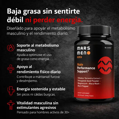 Mars Men Plus – Apoyo Masculino para la Quema de Grasa y Energía Diaria