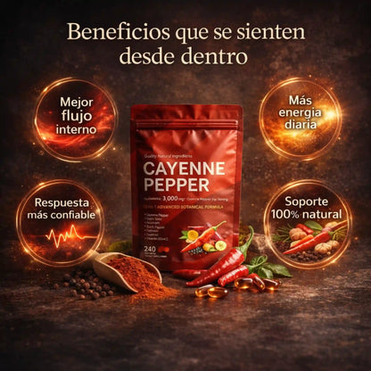 BePureX Cayenne Energía y rendimiento diario que se sienten desde dentro