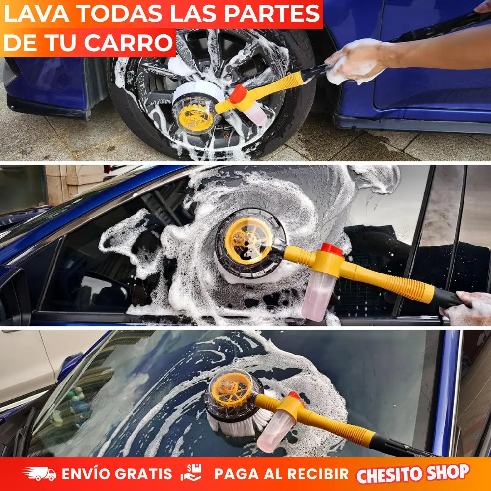 Kit de cepillo de microfibra para lavado de Carro y Moto