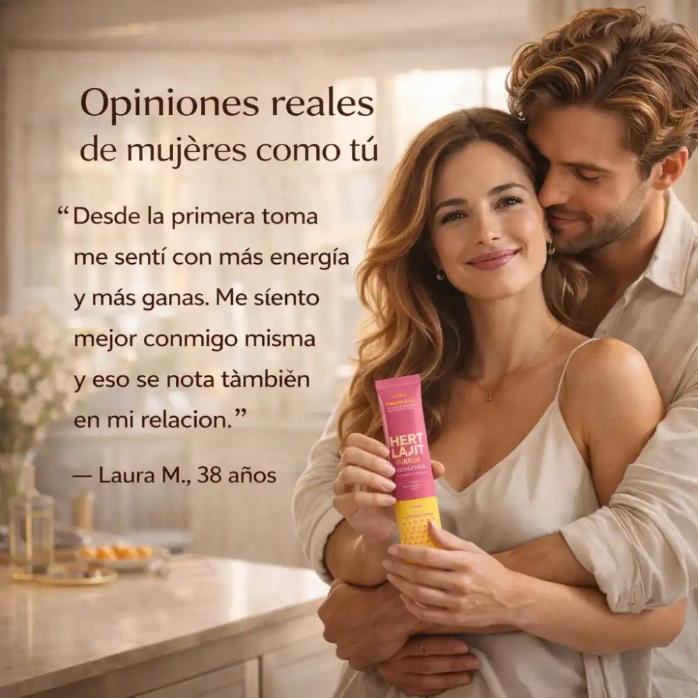 Her-Lajit™ Barritas de Miel para Energía y Equilibrio Femenino