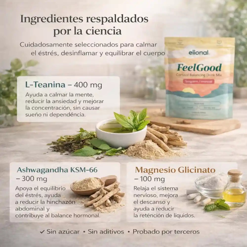 FeelGood Bebida Antiestrés para Adelgazar