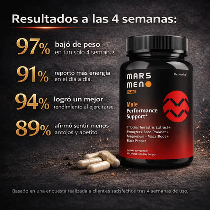 Mars Men Plus – Apoyo Masculino para la Quema de Grasa y Energía Diaria