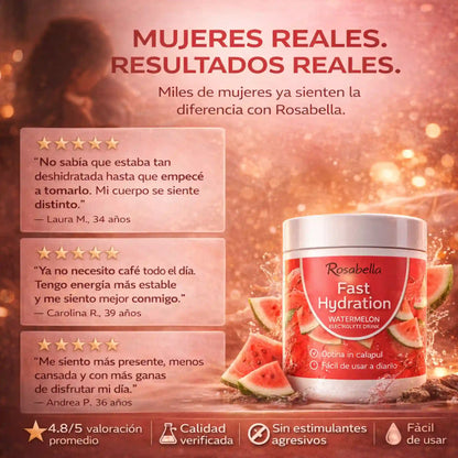 Rosabella Fast Hydration: Energía, Deseo y Sensación Viva en Tu Cuerpo