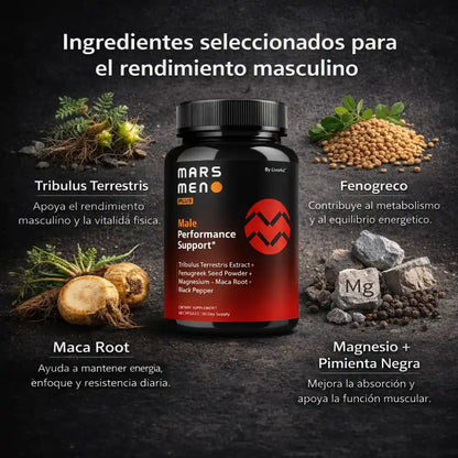 Mars Men Plus – Apoyo Masculino para la Quema de Grasa y Energía Diaria