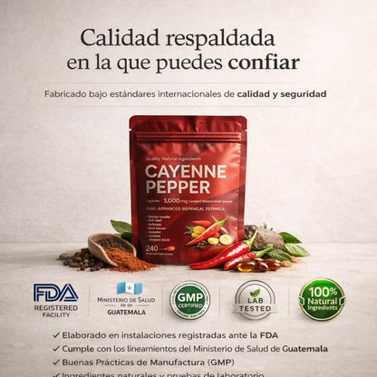 BePureX Cayenne Energía y rendimiento diario que se sienten desde dentro