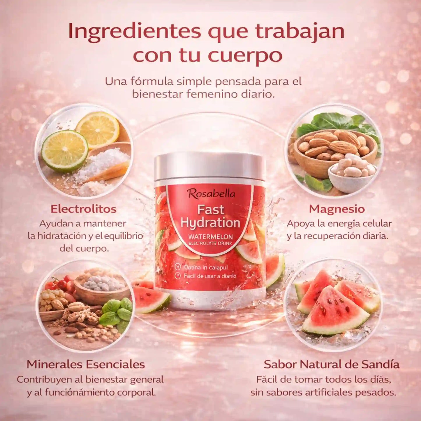 Rosabella Fast Hydration: Energía, Deseo y Sensación Viva en Tu Cuerpo