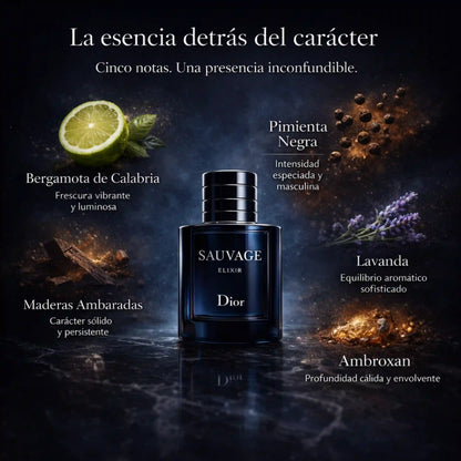 Dior Sauvage Elixir Presencia intensa que despierta miradas y deja huella.
