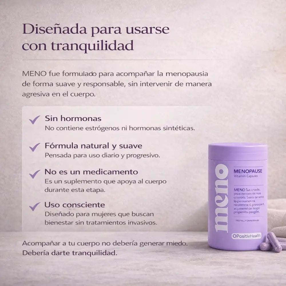 Meno Vitaminas para la menopausia