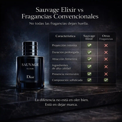 Dior Sauvage Elixir Presencia intensa que despierta miradas y deja huella.