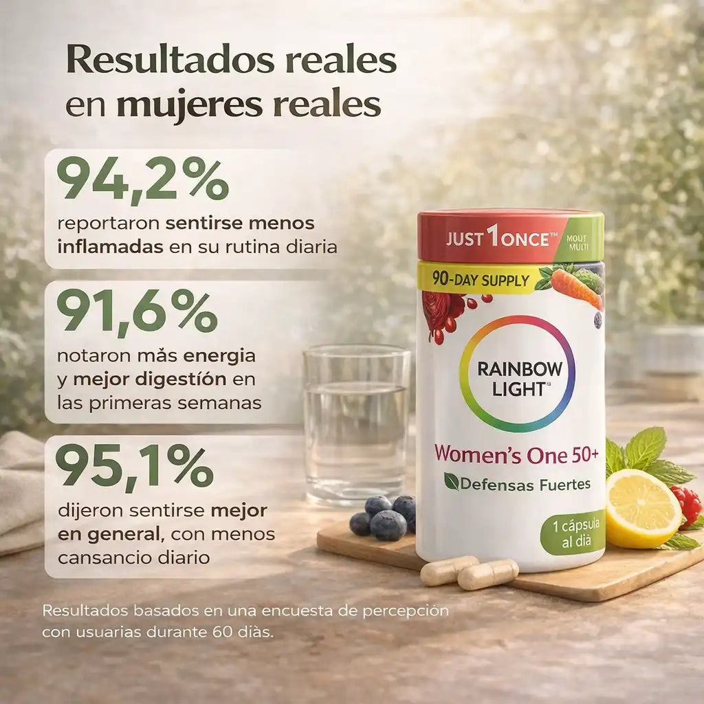 Rainbow Light Women’s One 50+ Todo lo que tu cuerpo necesita