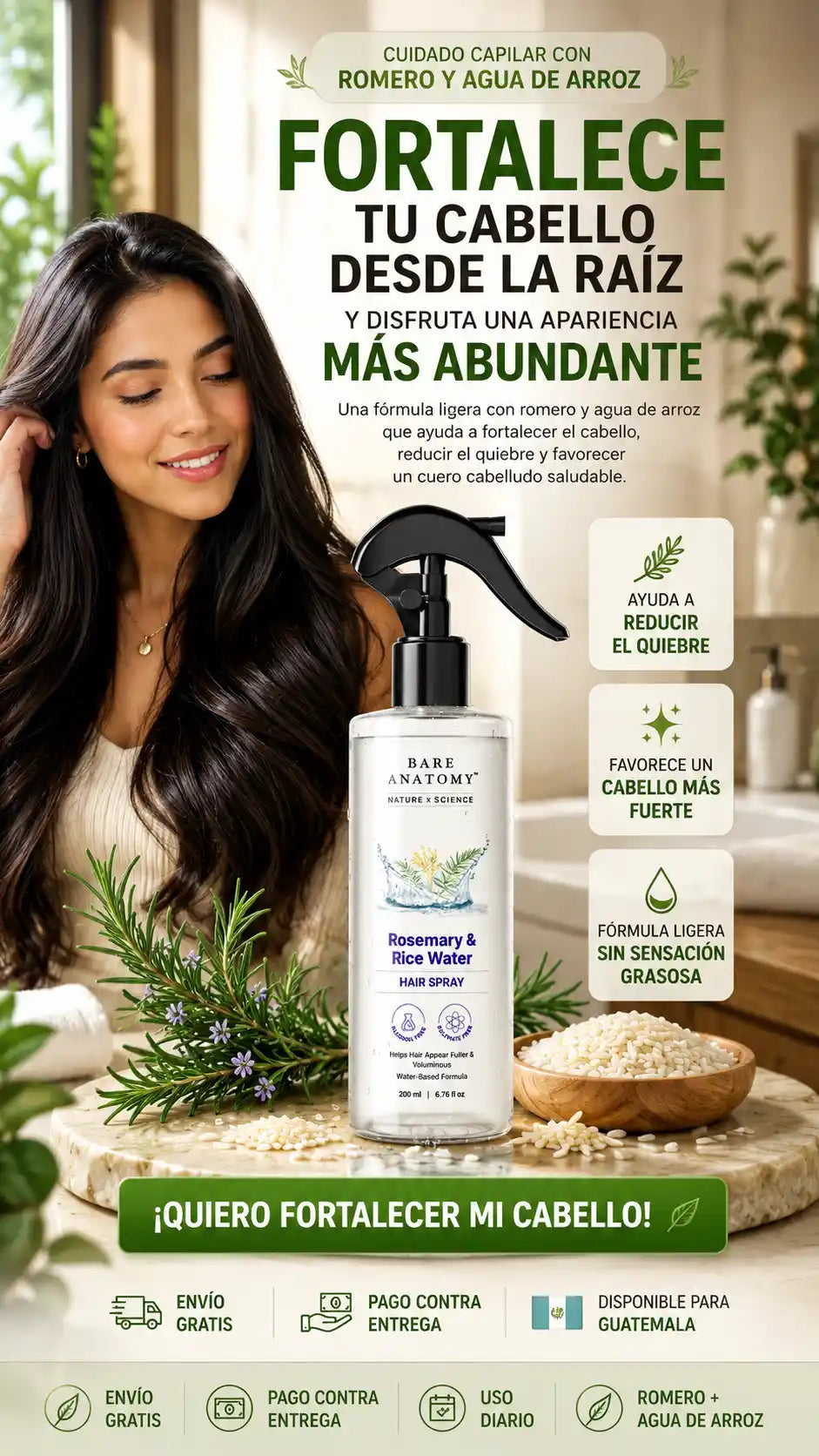 Rosemary & Rice Water