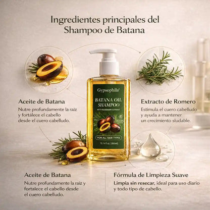 Shampoo de Batana 100% natural – Cabello más fuerte, brillante y sin huecos