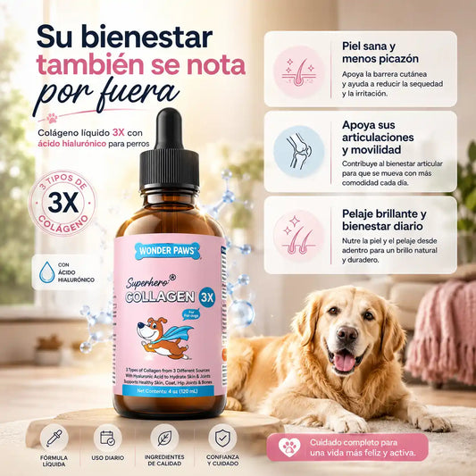 Collagen Drops — Piel Sana, Pelaje Brillante y Articulaciones Fuertes