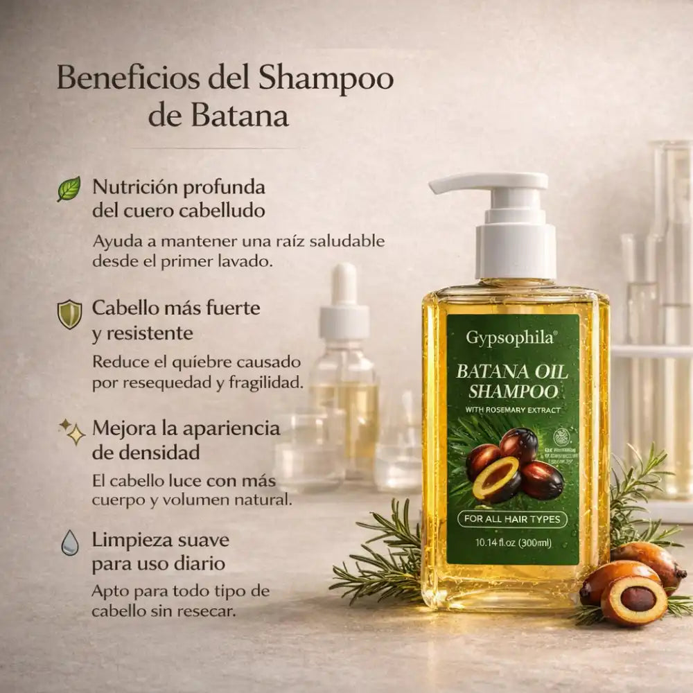 Shampoo de Batana 100% natural – Cabello más fuerte, brillante y sin huecos
