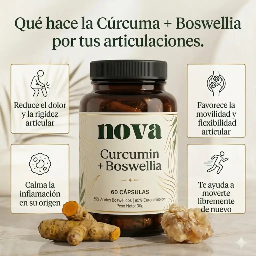 Curcumina + Boswellia para el apoyo articular
