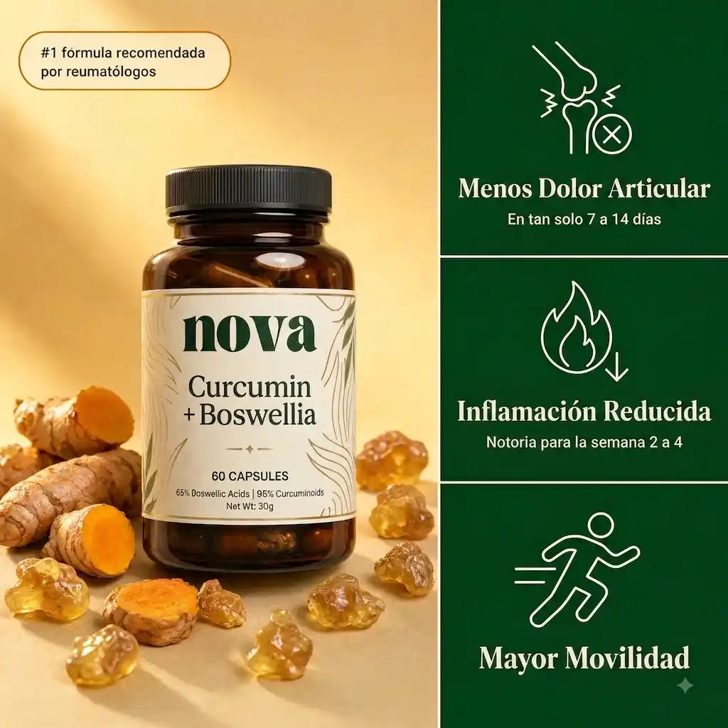 Curcumina + Boswellia para el apoyo articular