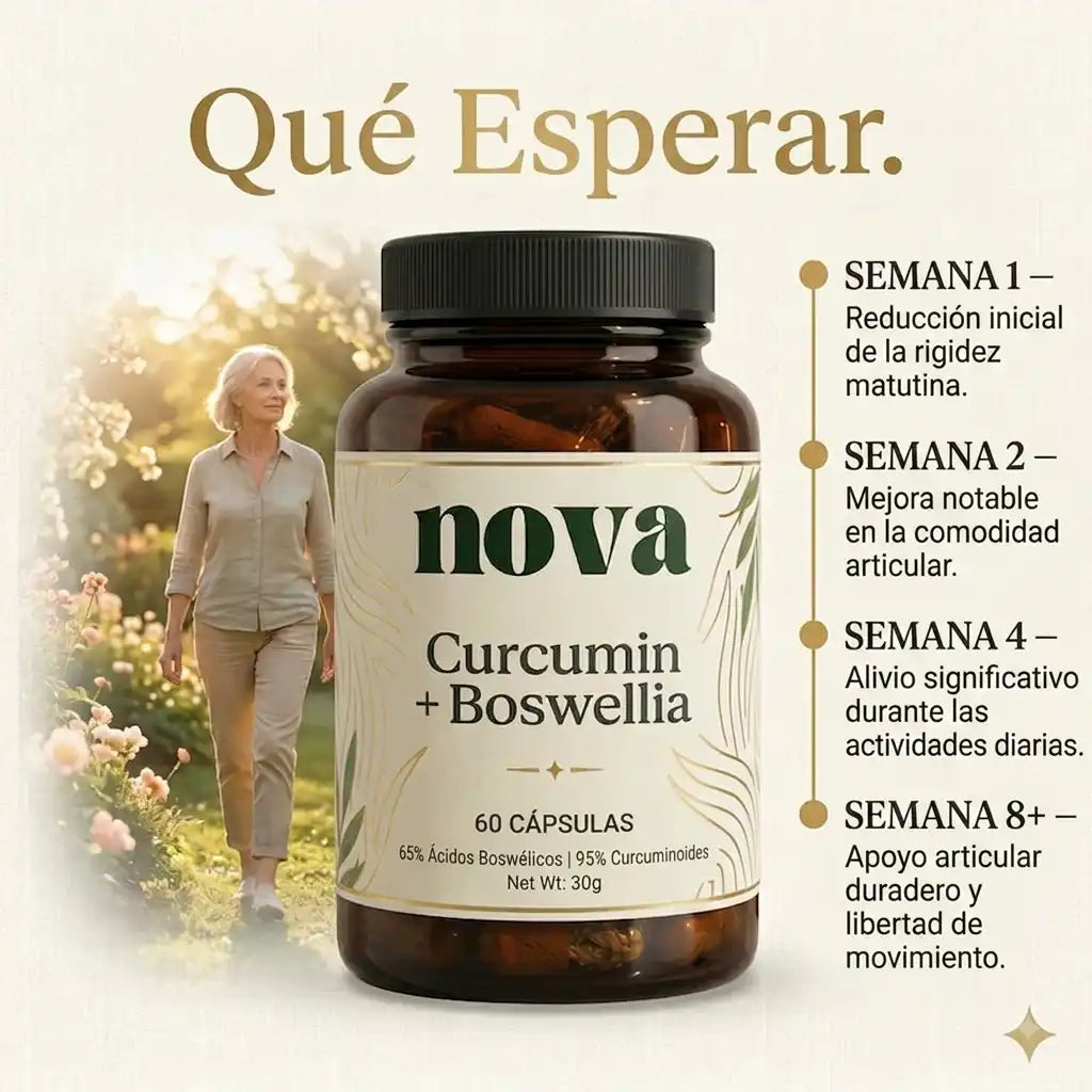 Curcumina + Boswellia para el apoyo articular