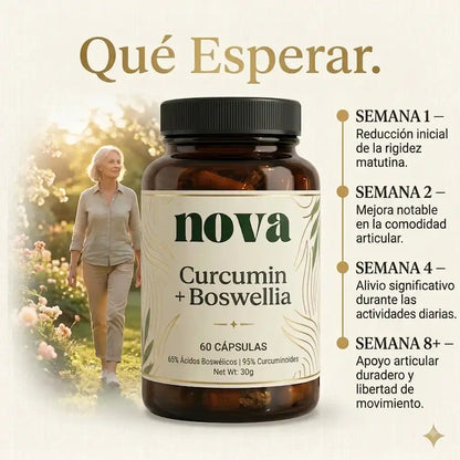 Curcumina + Boswellia para el apoyo articular