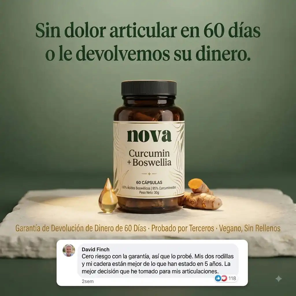 Curcumina + Boswellia para el apoyo articular