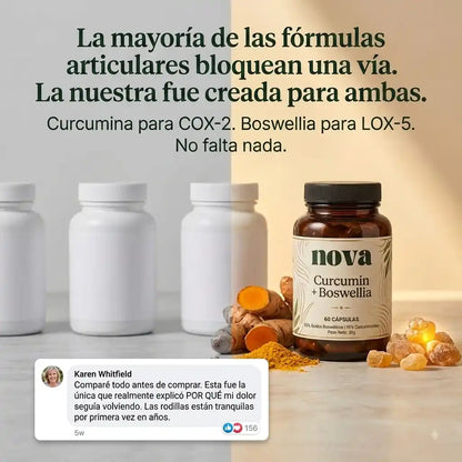 Curcumina + Boswellia para el apoyo articular