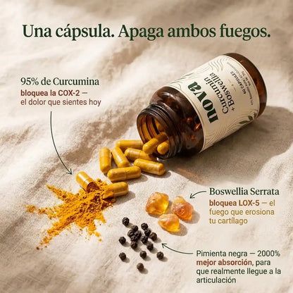 Curcumina + Boswellia para el apoyo articular