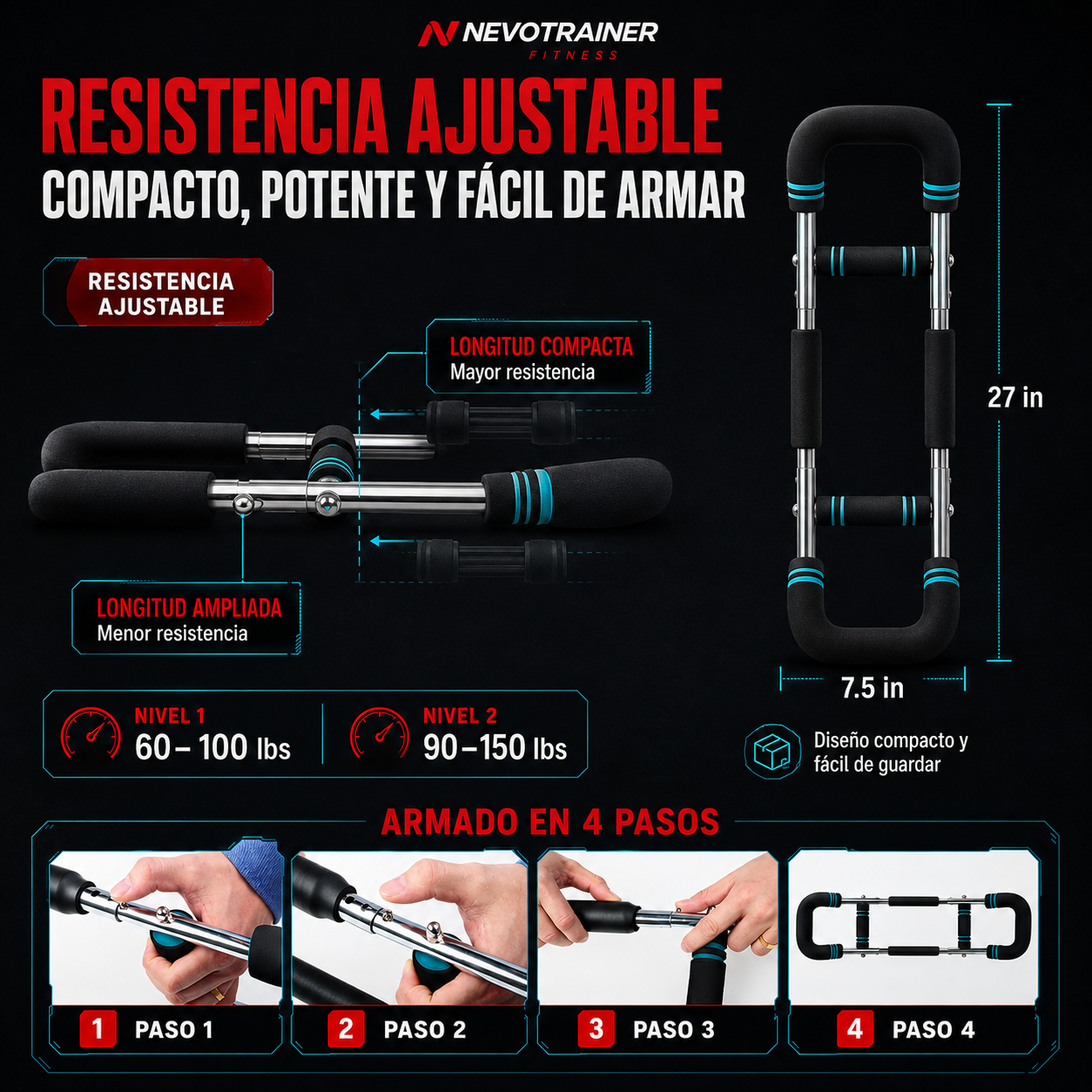 POWERTWIST™ ENTRENADOR PORTÁTIL + GUÍA DE EJERCICIOS DE REGALO 🎁