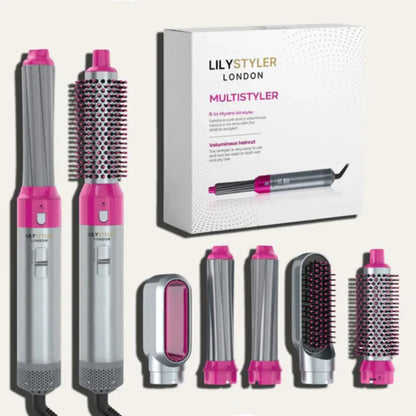 ¡Cepillo secador 5 en 1 transforma tu cabello!