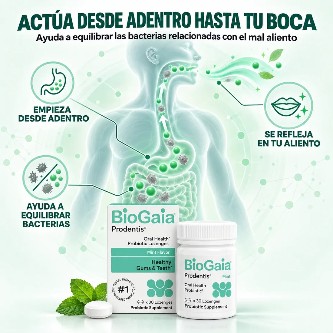 BioGaia Prodentis probiótico oral