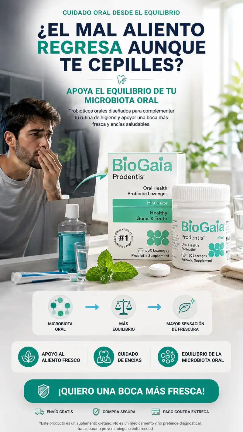 BioGaia Prodentis: Aliento fresco y encías saludables
