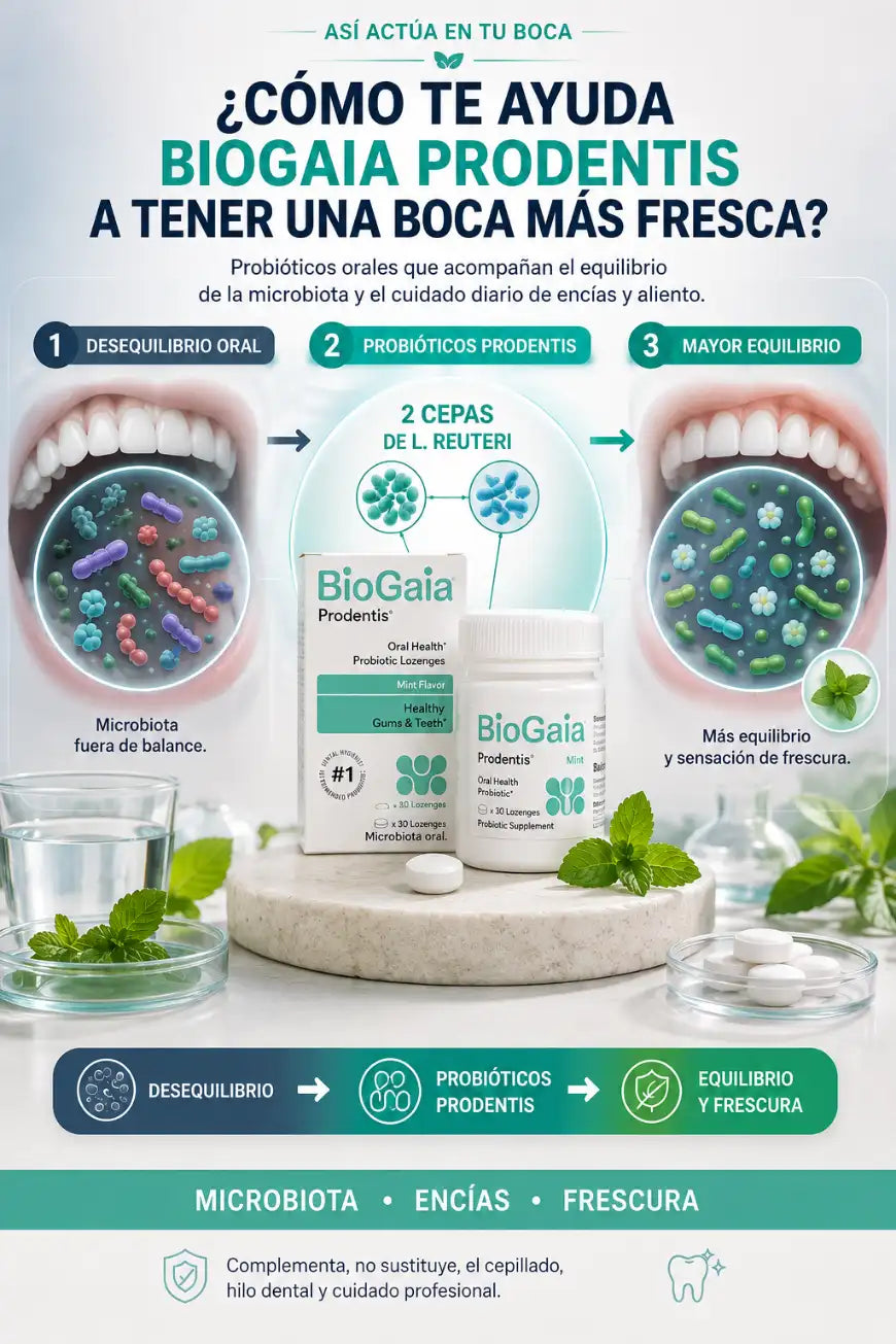 BioGaia Prodentis: Aliento fresco y encías saludables