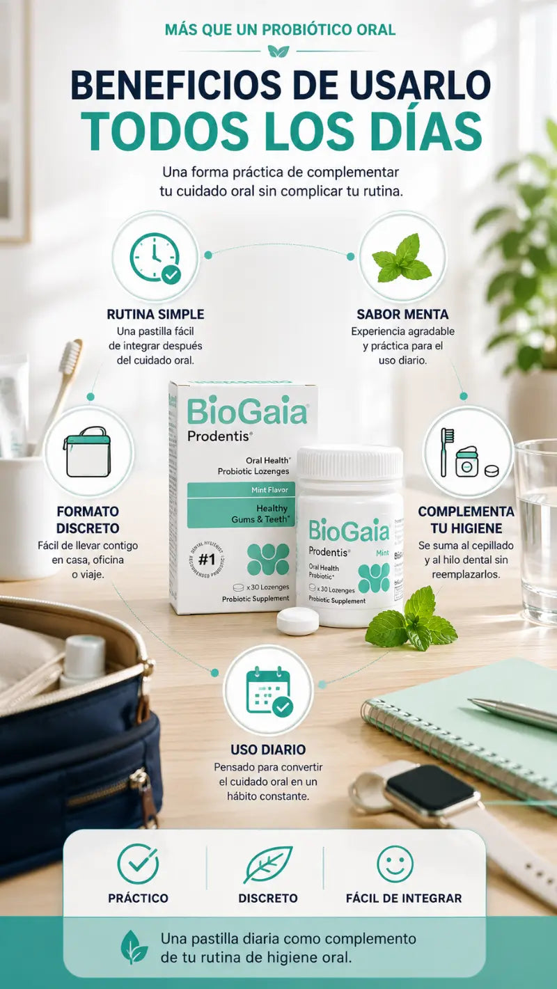 BioGaia Prodentis: Aliento fresco y encías saludables