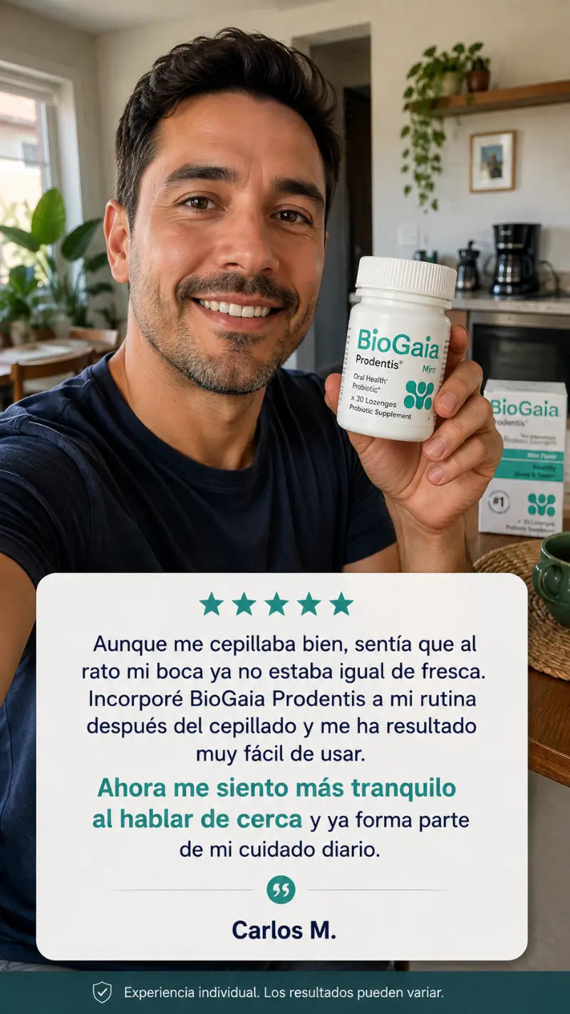 BioGaia Prodentis: Aliento fresco y encías saludables