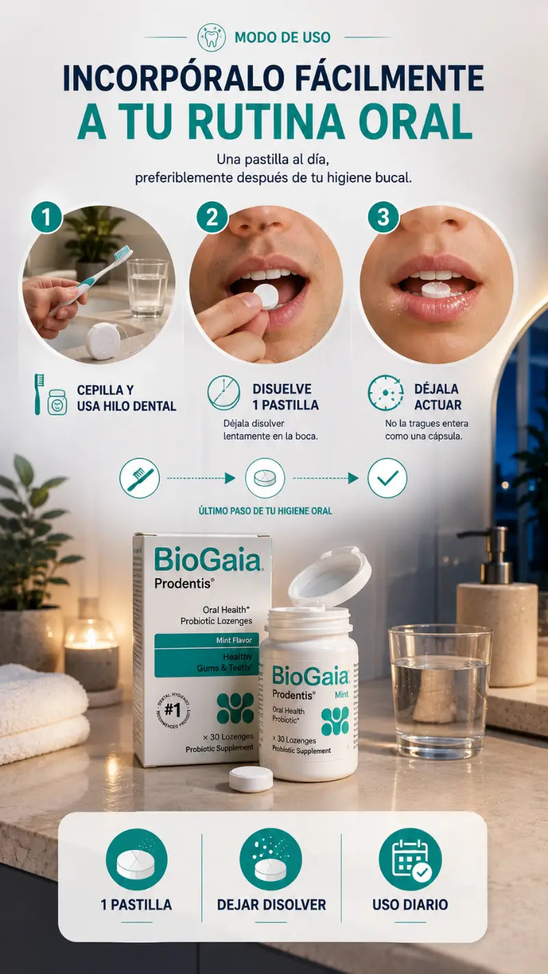 BioGaia Prodentis: Aliento fresco y encías saludables